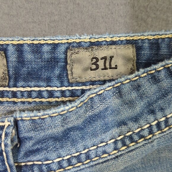 BKE Jeans Men's 31L Fits 29x32 Blue Aiden Bootcut Denim - Picture 12 of 15